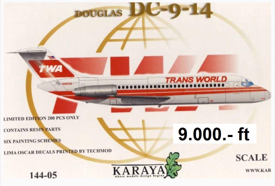 Karaya 144-05 _ DC-9 - 14 _ 9000.-ft