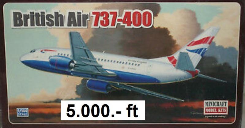 minicraft 14517 _ B-737 400 _ 5000.-ft
