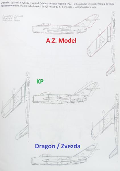 MiG-17F MGD rajzok