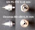 Chromax BD-180 -GSI PS770 fej