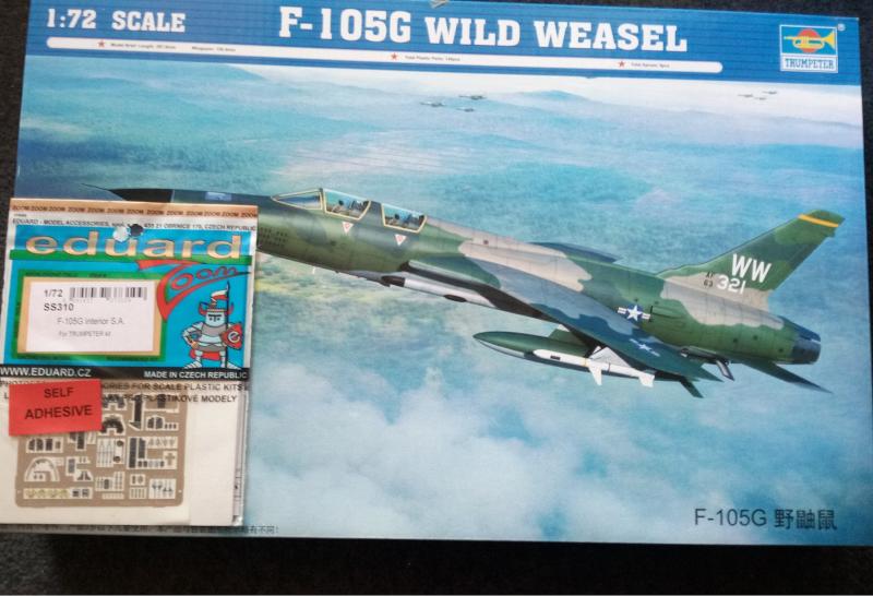Trumpeter F-105G Wild Weasel - rézmaratás