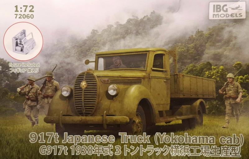 IBG 72060 917t Japanese Truck (Yokohama cab) G917t 1938; sofőr figurával