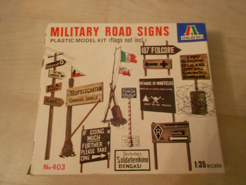Italeri Military Road Signs (2500)
