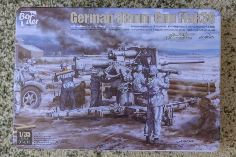 Border Model BT-013 German 88mm Gun Flak36 - Limited Edition (metal box) - 27000 HUF