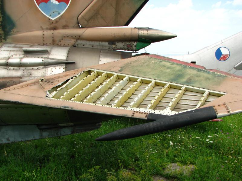 Mig-21 MF stabilizátor belseje, borítás nélkül
