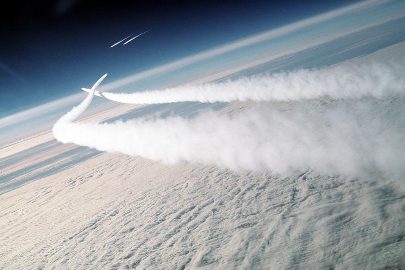 USAF F-15 USSR MiG-29

United States Air Force vigilance USAF F-15 fighter jets intercept two USSR MiG-29 aircraft