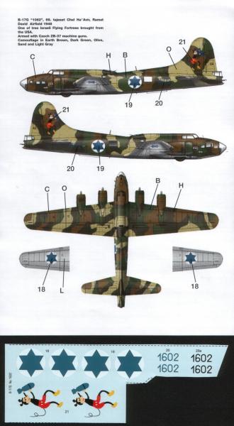 izraeli B-17G matrica