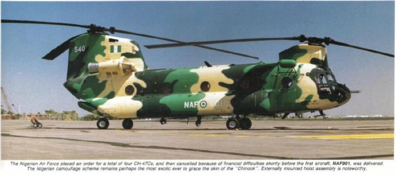 CH-47C Nigerian Camouflage