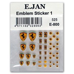 E-800_Ferrari Emblem Sticker 1