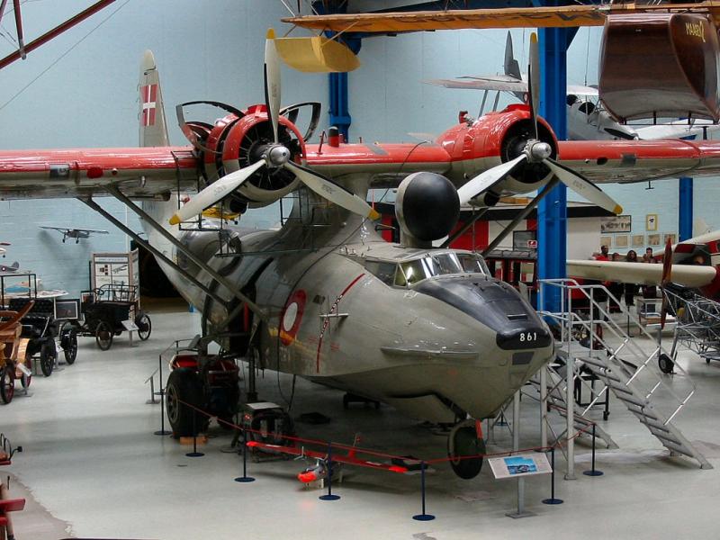 PBY-6A

A dánok PBY-5 és PBY-6 változatú Catalinát is használtak, elsősorban Grönlandon. A múzeumban egy PBY-6A van kiállítva.