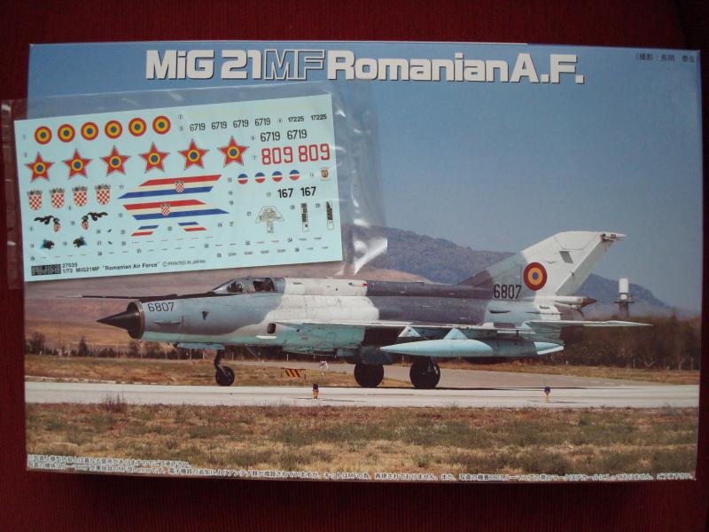 Mig-21 doboz, matrica