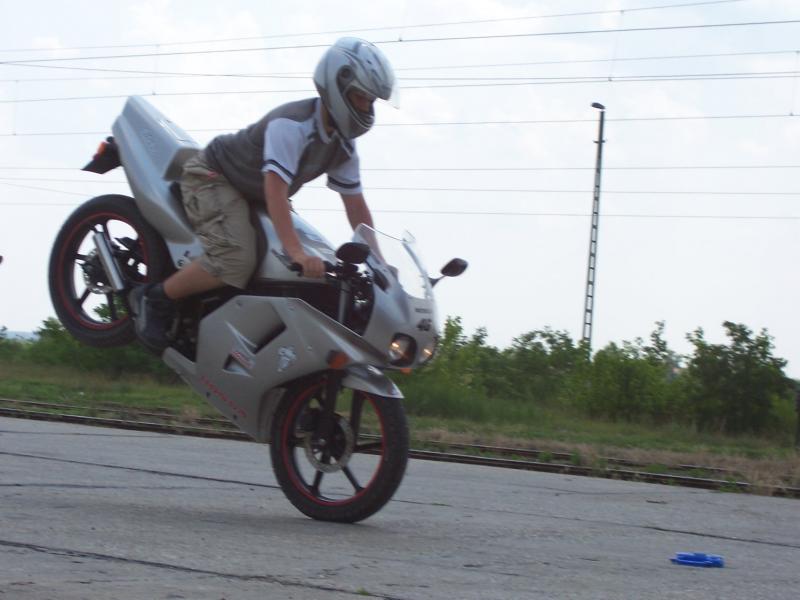 stoppie :P