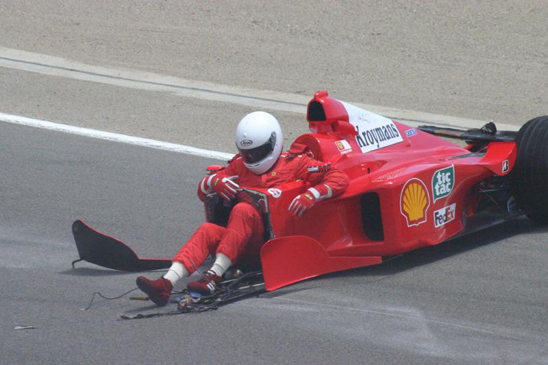 FerrariF1Crash