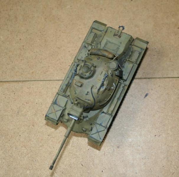 1. Italeri 1:72 M48A5 

Felülről