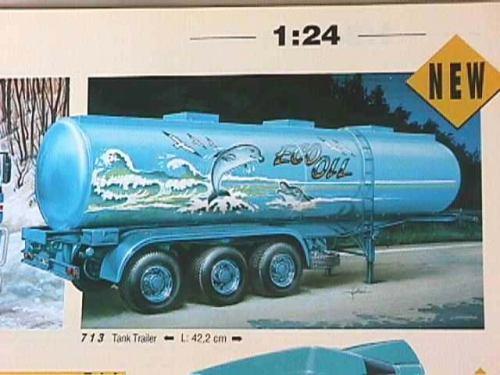 Italeri Tank Trailer 1 24 NO 0713