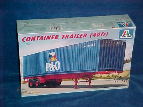 Italeri Container Trailer 1 24 NO 0737