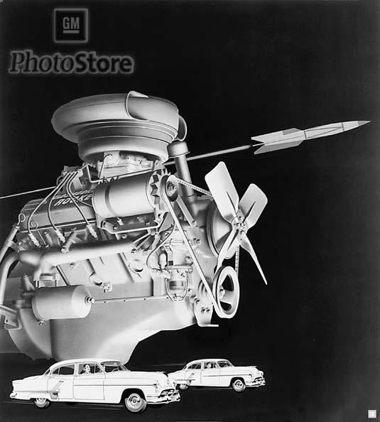 1952 Oldsmobile Rocket V8 Engine