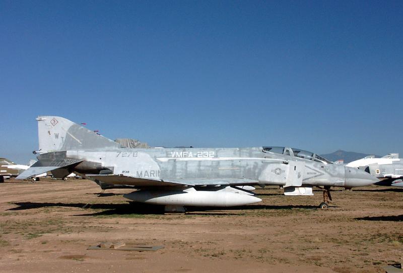 7278 VMFA-232 F-4S 157278 at AMARC in 2005