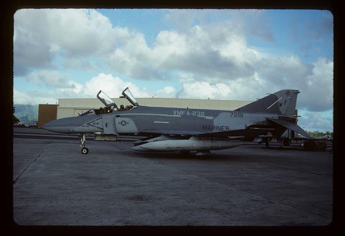 7281 F-4S, 157281, VMFA-232, Nov 88