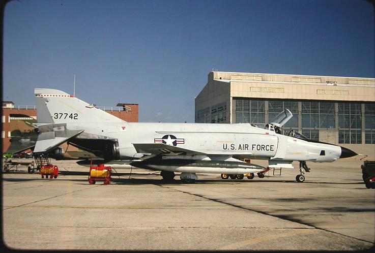 RF-4, 37742, USAF, 1980