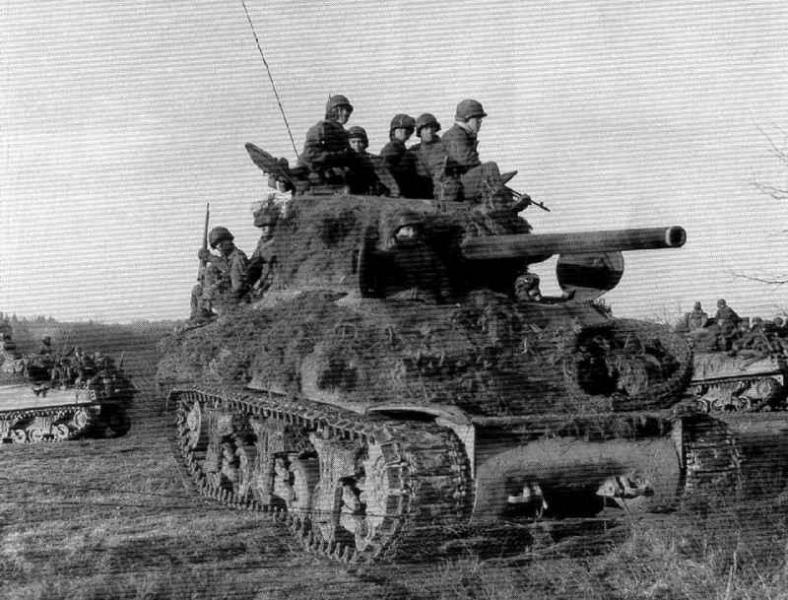 Ameriikai Sherman az Ardennekben