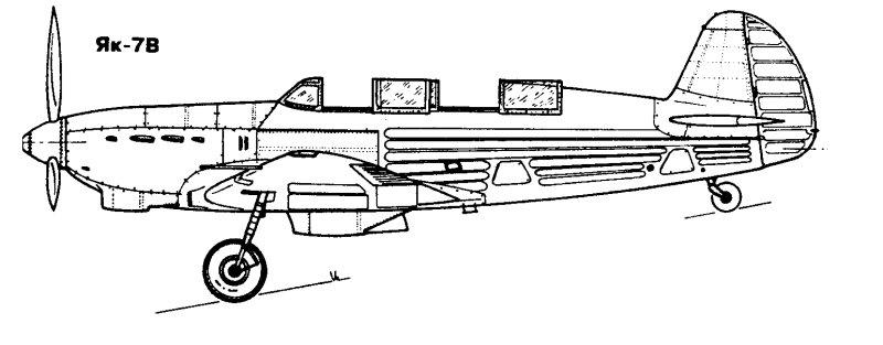 Jak-7V rajz