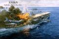 akagi 008b

IJN Akagi. A Császári Japán Haditengerészet zászlóshajója, 1942. június 4-én veszett el a Midway-i csatában.
A csata a tengeri hadviselés fontos eseményének számított. 1941. december 7-én nem sikerült megsemmisíteni az amerikai hordozókat Pearl Harbournál a japánoknak. Yamamoto admirális ezért mindenképpen szét akarta zúzni a még meglévő amerikai egységeket, ehhez azonban el kellett foglalni a Japán és Pearl Harbour között félúton elhelyezkedő amerikai támaszponttal megerősített Midway-t, ahonnan aztán kényelmesen indíthattak volna elsöprő erejű támadást Pearl ellen. Az amerikaiak megfejtették egy csel segítségével, hogy a japánok Midway ellen készülődnek (legendás AF nevű helység, tudni illik az amerikaiak nem tudták pontosan melyik célterületet jelenti a japánok AF kódjelű helysége, ezért azt a hamis rádióüzenetet adták le, lehallgatható hullámhosszon, hogy AF ivóvíz készlete fogytán. Ezt rögtön továbbította a japán hírszerzés, amelynek üzeneteit az amerikaiak képesek voltak megfejteni. Így aztán sikerült az amerikaiaknak pontosan kideríteni, hol is lesz a japán támadás).
A japánok 4 hordozójukat is a térségbe vezényeltek Chuichi Nagumo parancsnokságával. Akagi, Kaga, Soryu, Hiryu. nem is sejtették, hogy az amerikaiak várják őket. ádáz küzdelem alakult ki a két fél között, az amerikaiak rengeteg repülőgépet és embert veszítettek, már-már vesztésre álltak, amikor az USS Enterprise hordozó Dauntless zuhanóbombázó raja felfedezte a japán hordozókat. Ekkor 5 perc alatt 3 japán hordozóval azonnal végeztek, a negyedikkel délután. megfordították a háború menetét, kiegyenlítődtek így az erőviszonyok. japán sohasem tudta pótolni azt a nagy tapasztalattal és minőséggel felruházott pilóta -és hajózó állományt, amelyet Midway-nél veszített el. 