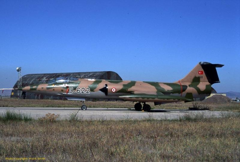 F-104G 64-6622 9-622 preserved Balikesir - 1993