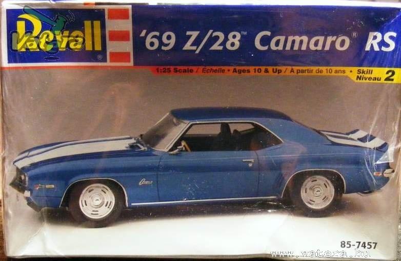 revell 1969 CHEVROLET CAMARO RS Z-28-2