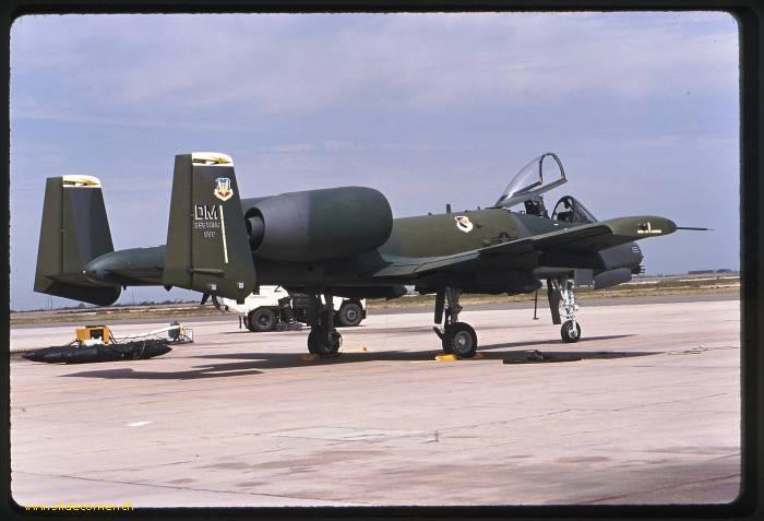 USAF, A-10A, 81-0950 DM, 1993, commander ac