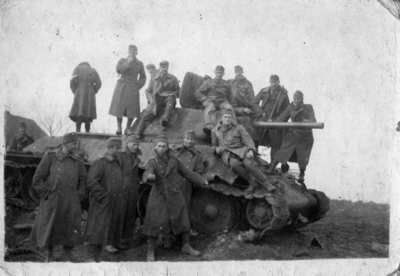 Zsákmányolt T-34