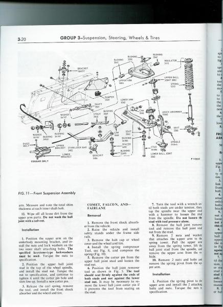 67 front suspension