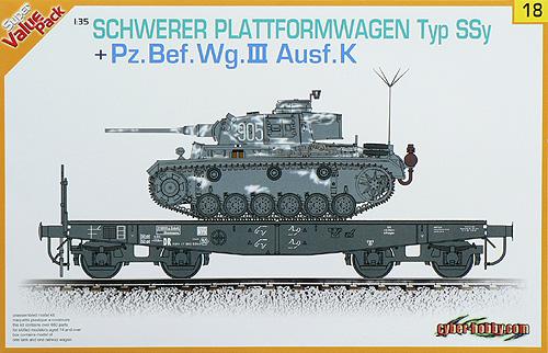 cyb9118_Schwerer Plattformwagen Typ Ssy and Pz. Bef. Wg. I Ausf. K With bonus Magic Tracks