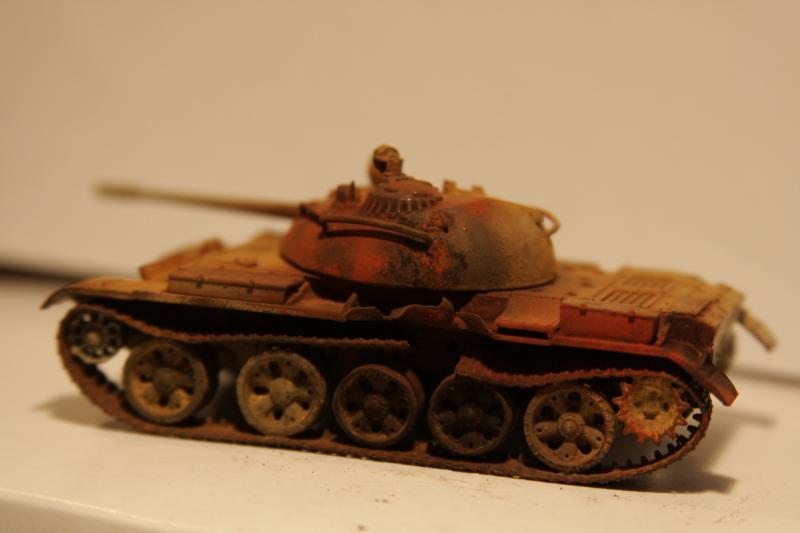 Kiégett T-55 2