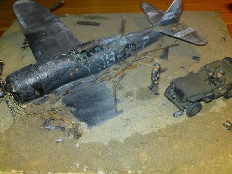 P47 Thunderbolt Beach crashed 1