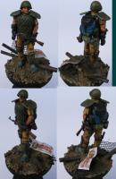 Posztapo zsoldos, 1/35

Átalakított ICM-figura, művészolajjal festve