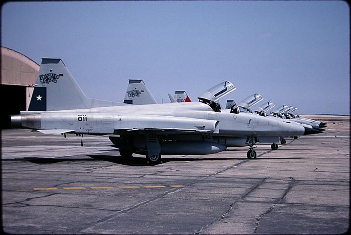 F-5E Tiger II 811, Chilean AF, 1989