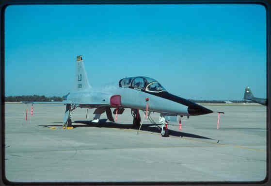 0889 IAAFA (Inter American Air Forces Academy) GF-5F Tiger II 73-0889 LD seen at Homestead AFB in November 1996