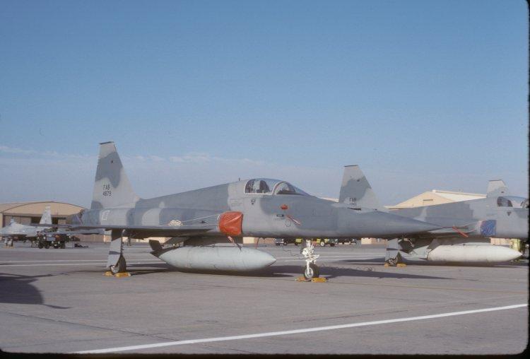 01573 F-5E, Brazilian AF, 74-1573FAB 4879 Nellis AFB, NV, September 1988