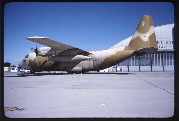 C-130E, 63-7813, 317TAW, USAF, 1983