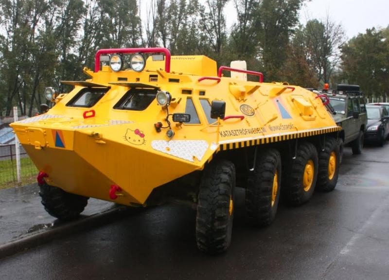 BTR-60  katasztrófavédelem