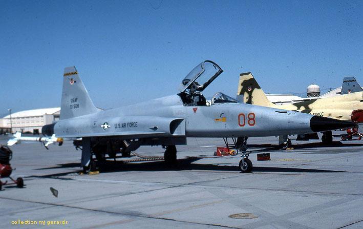 08 USAF F5E 64AS 74-1508 jun82 08 NELLIS