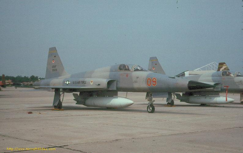 09 F-5E 01509  57FTW 26 AUG 1978 CRASHED 1983