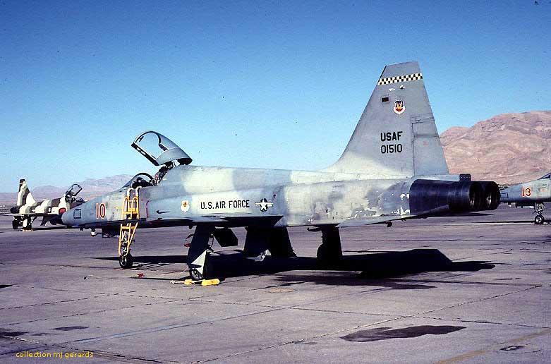 10 USAF F5E 74-01510 10 64FWS jul80 NEl