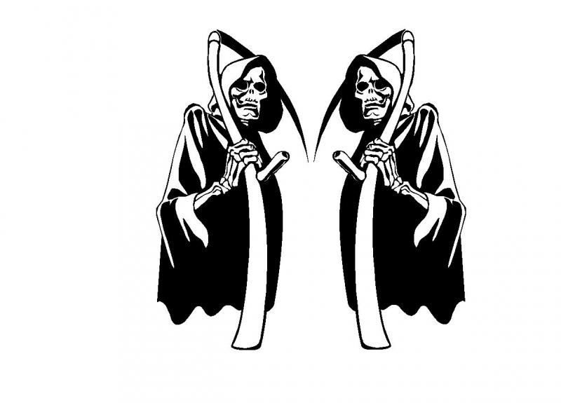 truck decals_grimreaper