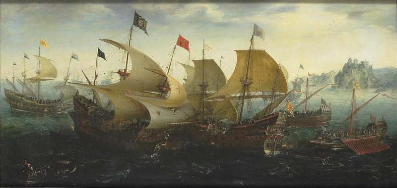 Aert_Anthonisz._The_battle_of_Cadix_1608