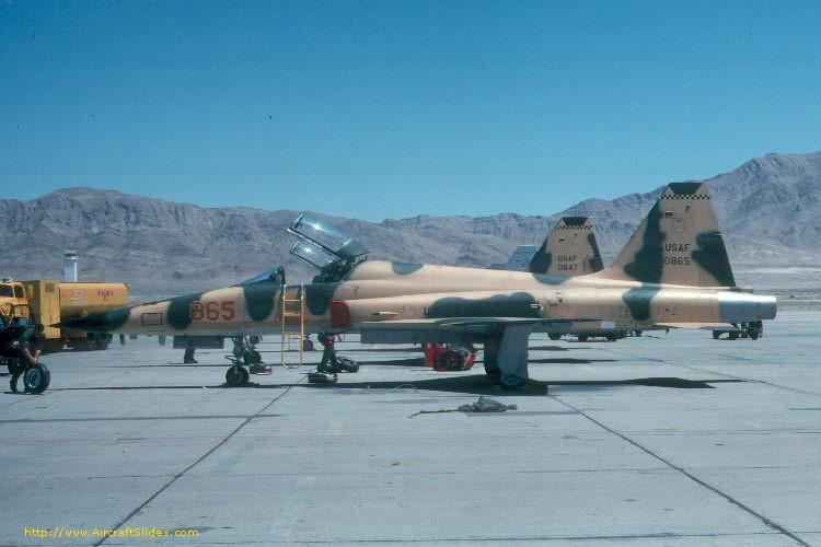 865 F-5E 0865  NELLIS 12 JUNE 1980