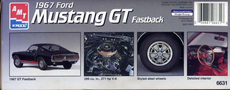 AMT 1967 Ford Mustang GT Fastback