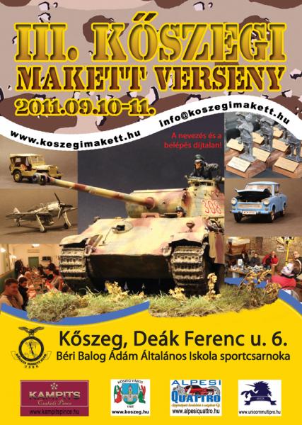 III. Kőszegi Makett Verseny 2011

plakát