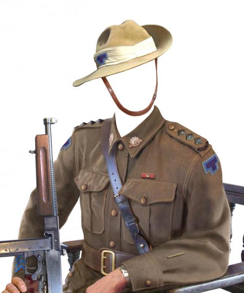 Captain 224th Bn. 9th Division AIF-Australian